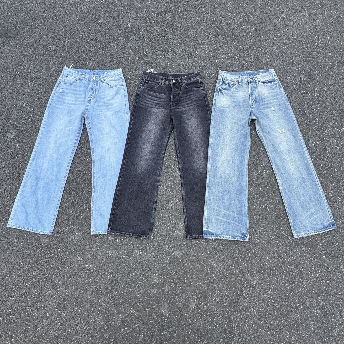 Acne Studios 2021M Jeans Acampanados Unisex de Pierna Ancha y Corte Recto 3 i1744725780891 3664 0 13