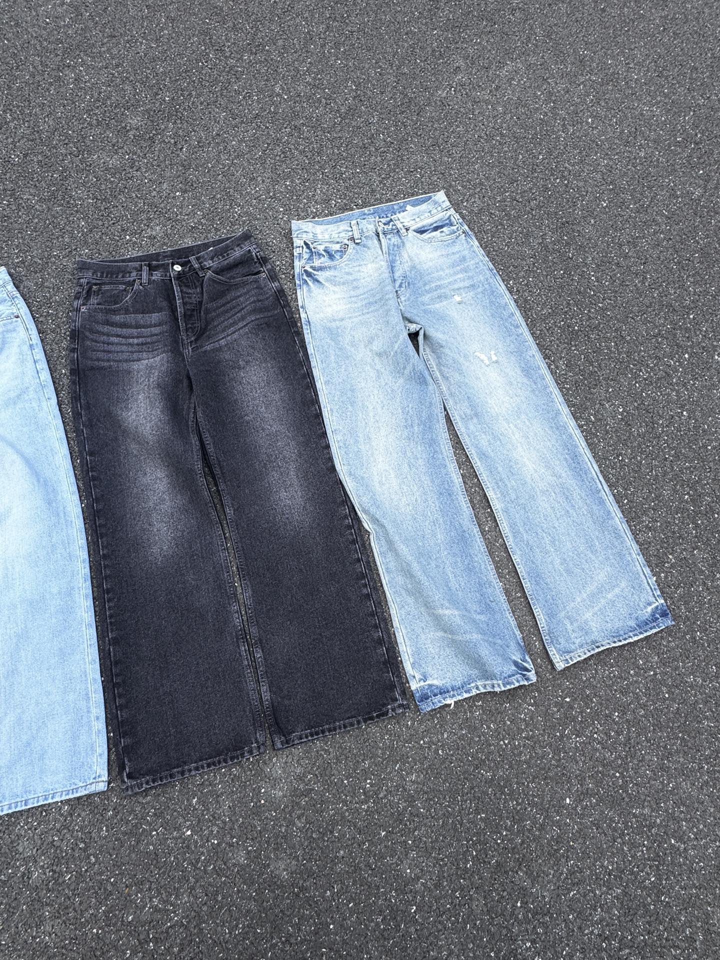 Acne Studios 2021M Jeans Acampanados Unisex de Pierna Ancha y Corte Recto 16 i1744725782866 9211 0 14