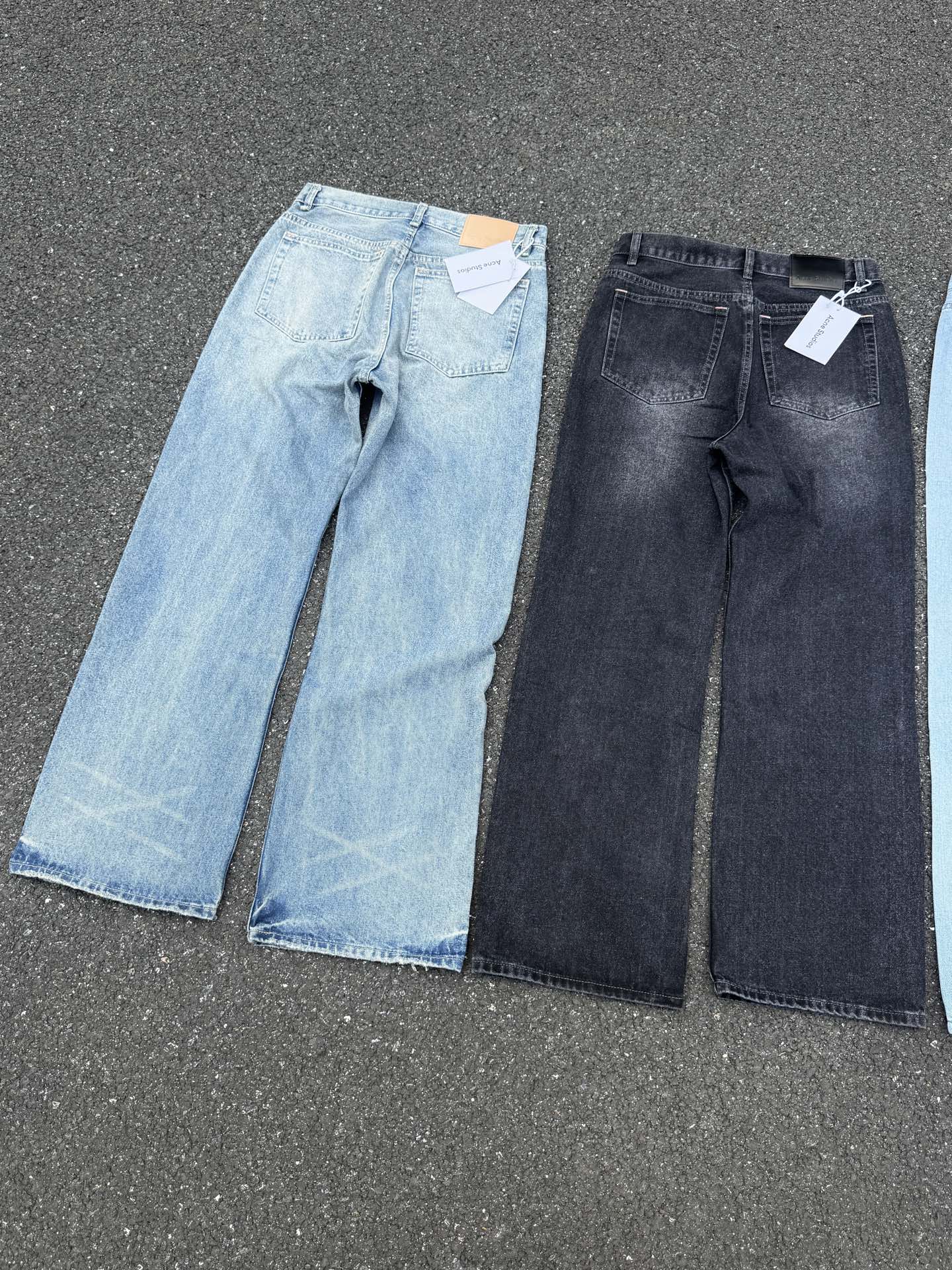 Acne Studios 2021M Jeans Acampanados Unisex de Pierna Ancha y Corte Recto 24 i1744725784638 8905 0 22