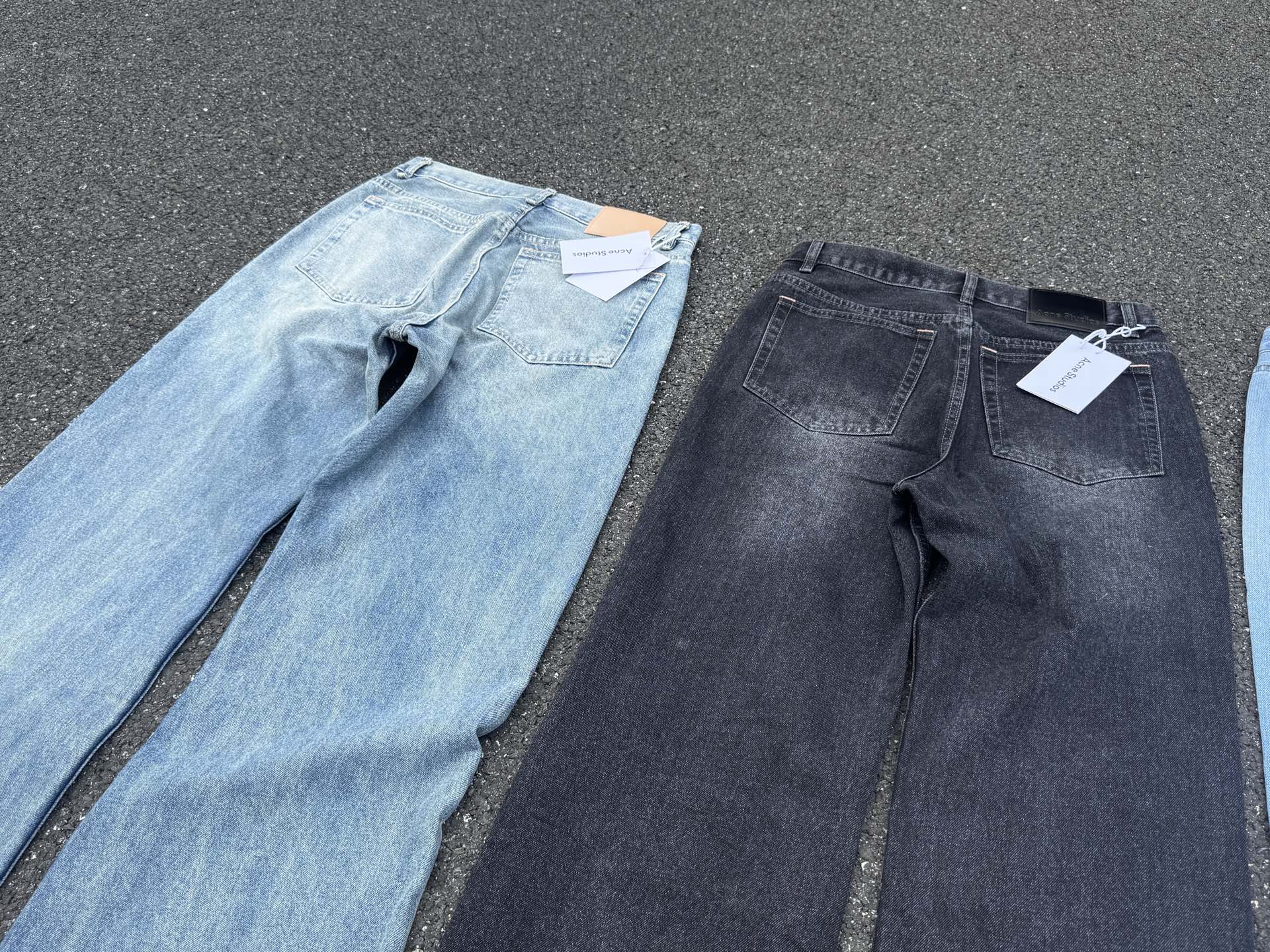 Acne Studios 2021M Jeans Acampanados Unisex de Pierna Ancha y Corte Recto 20 i1744725784640 6627 0 18