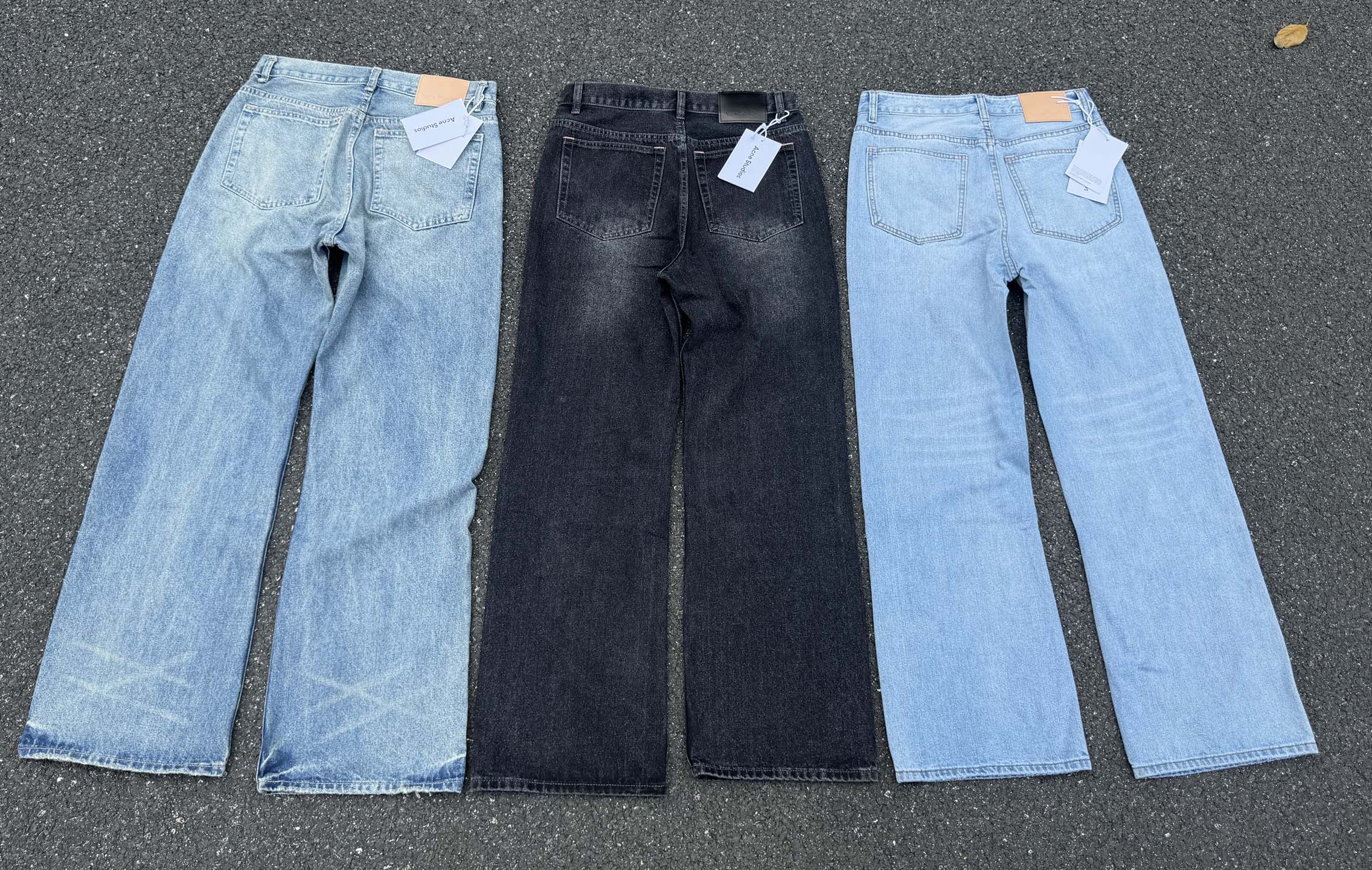 Acne Studios 2021M Jeans Acampanados Unisex de Pierna Ancha y Corte Recto 26 i1744725784674 3070 0 24