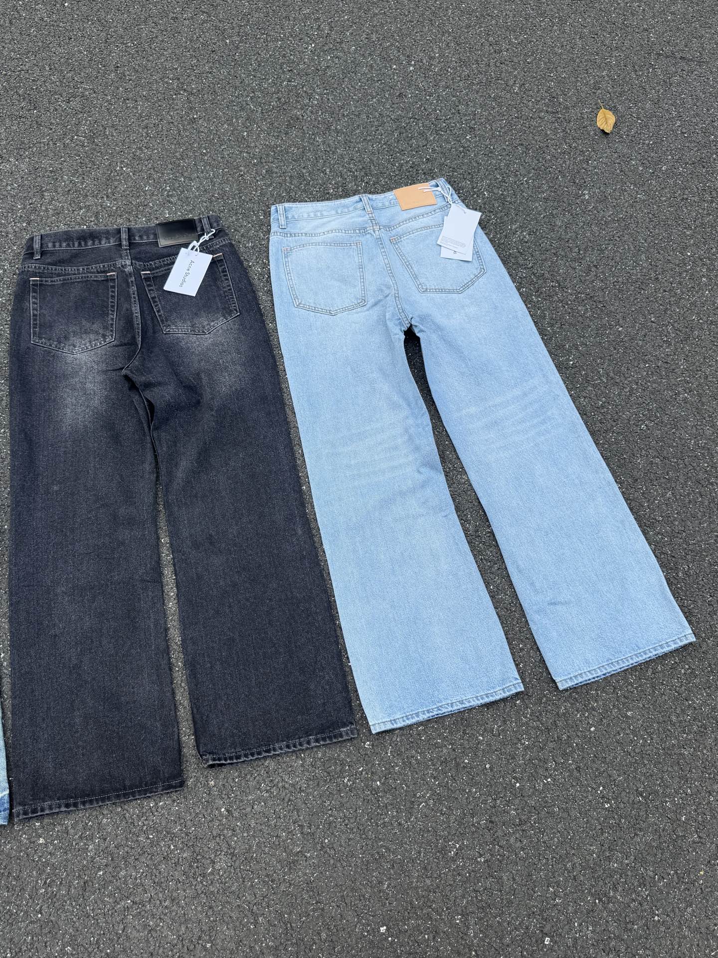 Acne Studios 2021M Jeans Acampanados Unisex de Pierna Ancha y Corte Recto 23 i1744725786012 6524 0 21
