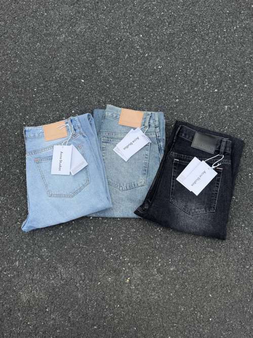 Acne Studios 2021M ג'ינס רחב גזרה לגברים ולנשים - מגוון צבעים ומידות 1 Acne Studios 2021M ג’ינס רחב גזרה לגברים ולנשים – מגוון צבעים ומידות