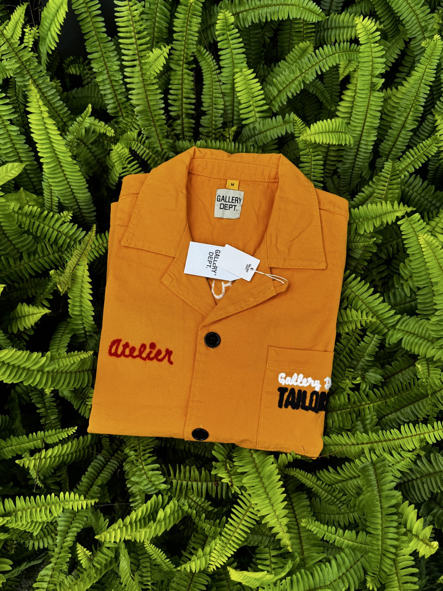 Gallery Dept. Atelier Parker Shirt Naranja Bordada, Manga Corta, Unisex 13 i1747640516020 4558 0 11