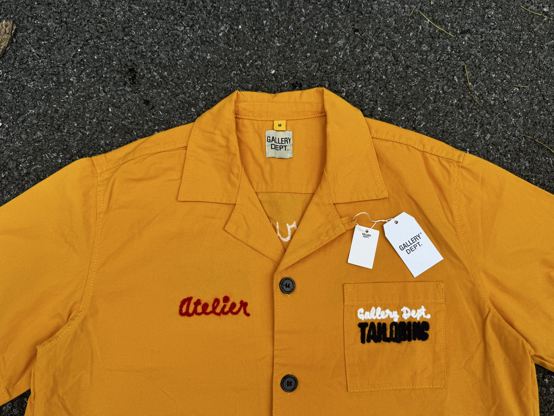 Gallery Dept. Atelier Parker Shirt Naranja Bordada, Manga Corta, Unisex 10 i1747640516060 3956 0 8