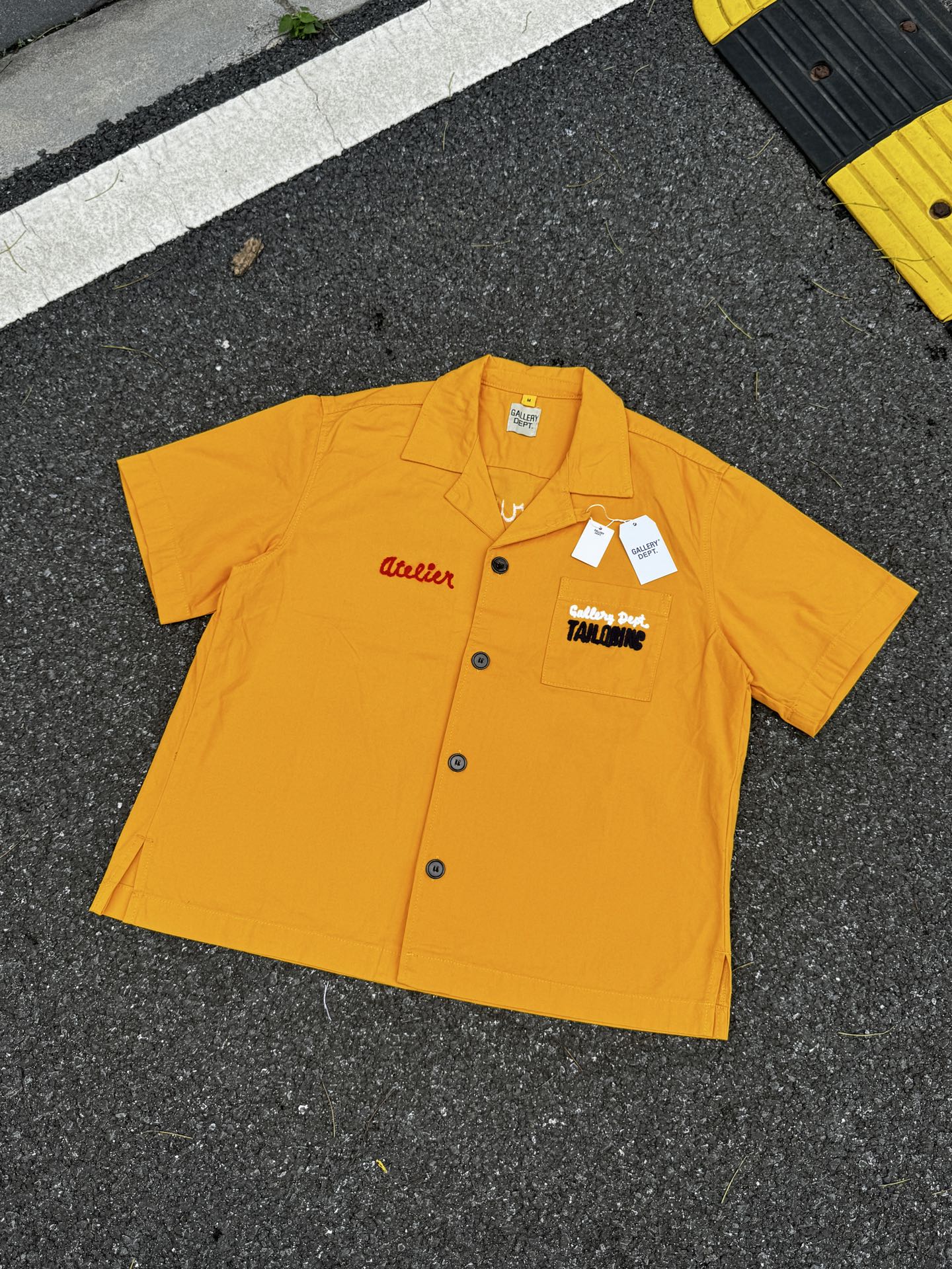 Gallery Dept. Atelier Parker Shirt Naranja Bordada, Manga Corta, Unisex 5 i1747640517325 2464 0 3