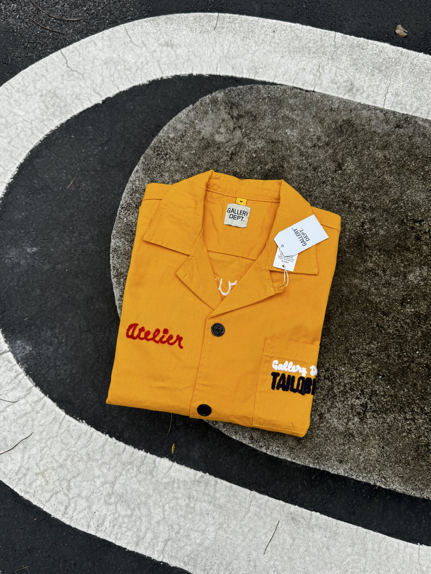 Gallery Dept. Atelier Parker Shirt Naranja Bordada, Manga Corta, Unisex 12 i1747640518442 8931 0 10