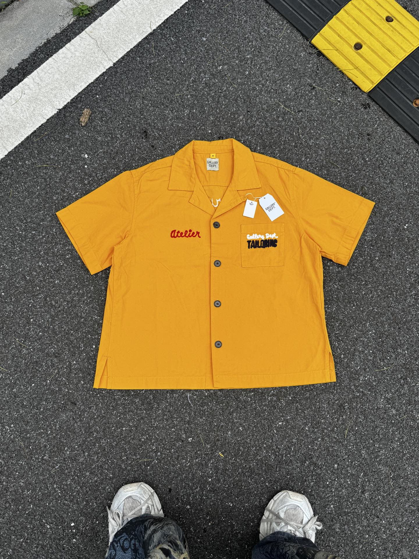 Gallery Dept. Atelier Parker Shirt Naranja Bordada, Manga Corta, Unisex 4 i1747640518483 9697 0 2