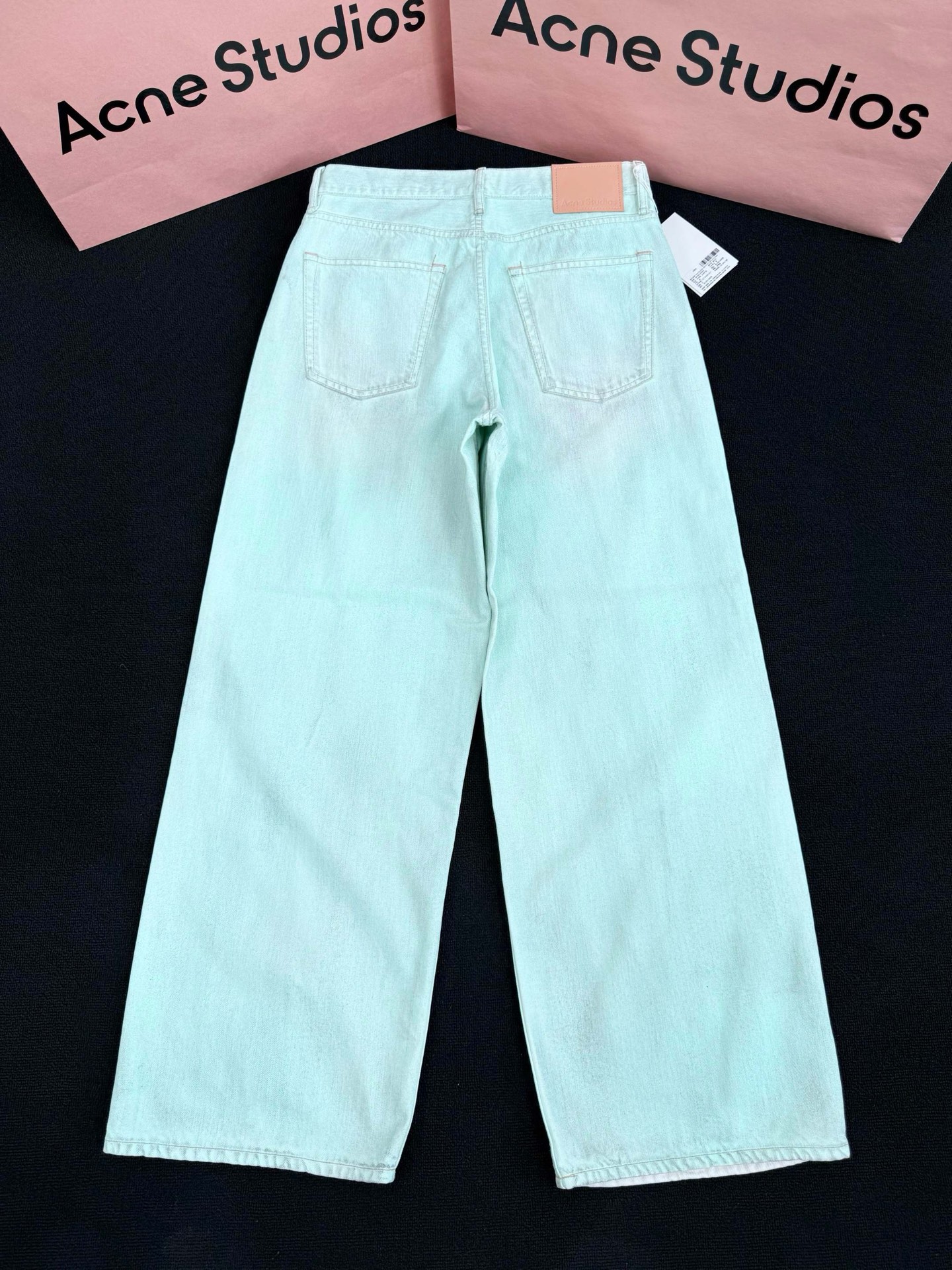Acne Studios 1981M Pantalones Vaqueros Verde Fluorescente Unisex 12 i1747757821623 9719 0 10