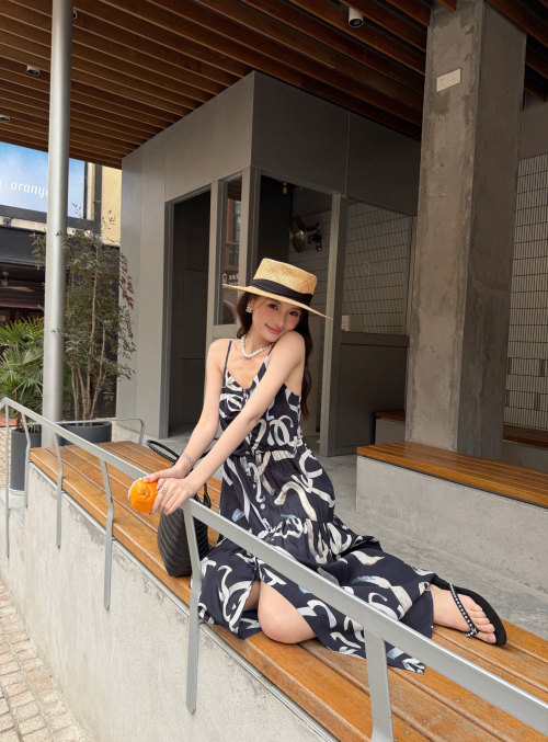 Chanel 25P Silk Slip Dress: Iconic Logo Print, Dreamy, and Fashionable 1 Chanel 25P Silk Slip Dress: Iconic Logo Print, Dreamy, and Fashionable