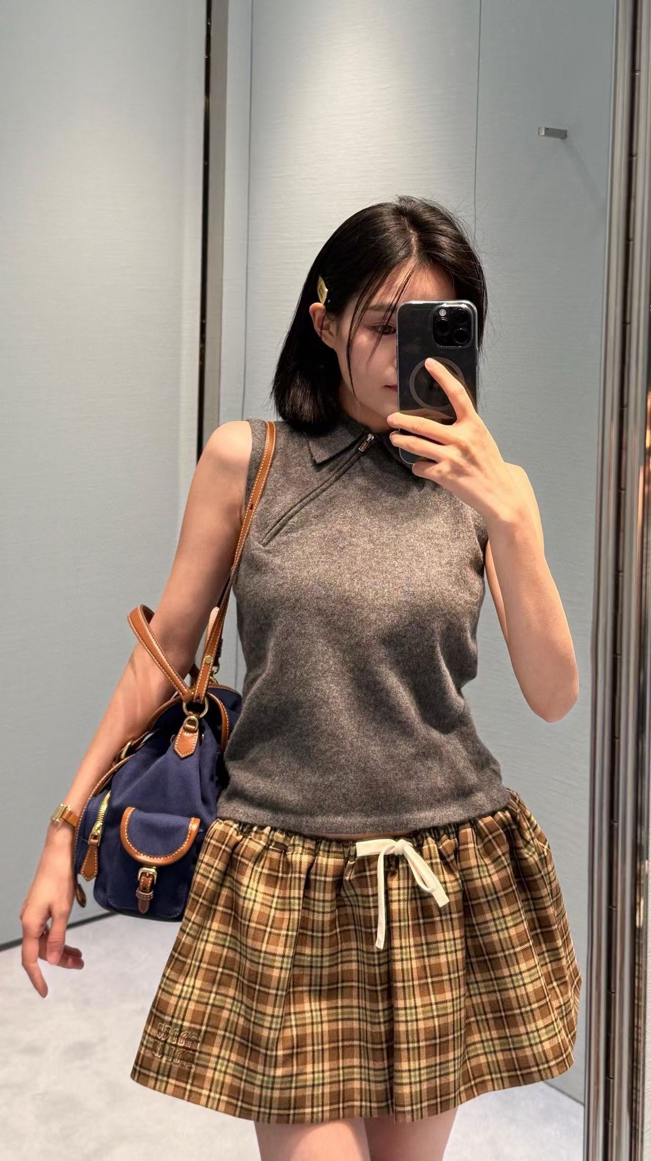 Miu Miu Vintage Plaid Ballet Mini Skirt, High-Waisted A-Line 7 i1759204630972 2666 0 6