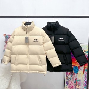 cheap online Best Designer Balenciaga Clothing Down Jacket Apricot Color Black Unisex Cotton Plastic Winter Collection