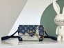 Louis Vuitton Shop Messenger Bags Black Blue Rose Monogram Canvas Chains M81783
