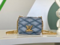 Louis Vuitton Bags Handbags Grey Sheepskin LV Twist Chains M83071