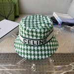 Celine Hats Bucket Hat Embroidery