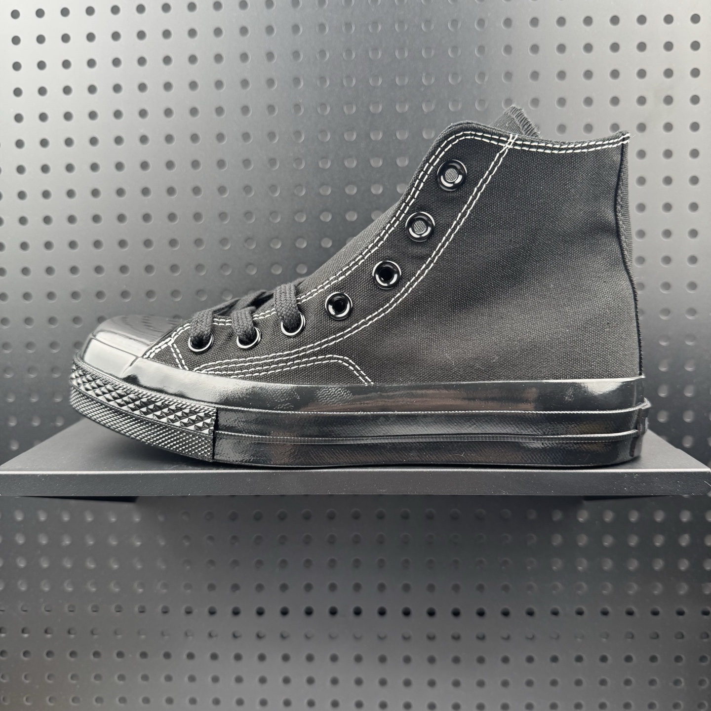 💰100 ✅ Converse ALL STAR SQUARETOE 舒适百搭 透气 高帮 帆布鞋 男女同款 黑色 货号:31316280 尺码:35-44(07)