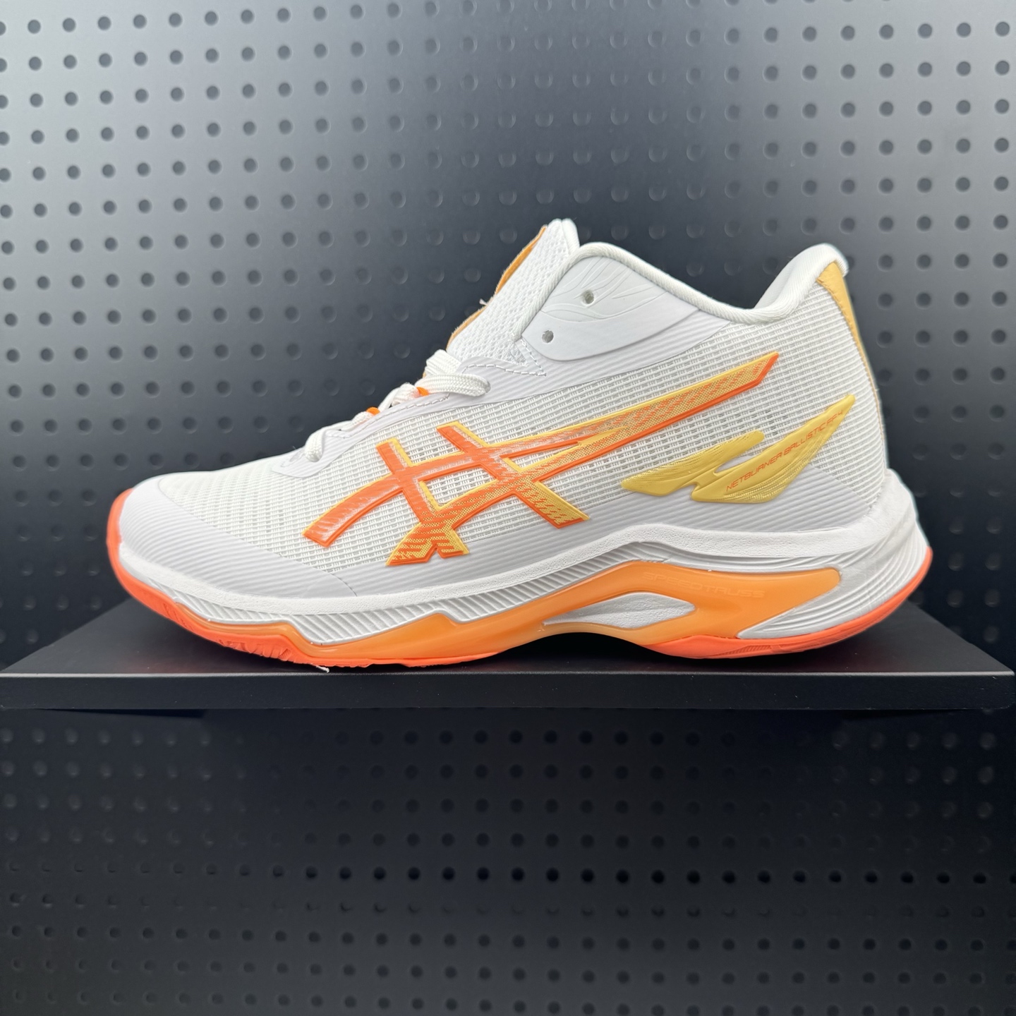 ASICS NETBURNER BALLISTIC FF 4 百搭舒适 支撑 训练鞋 货号:1052A084-101 带半码(24)