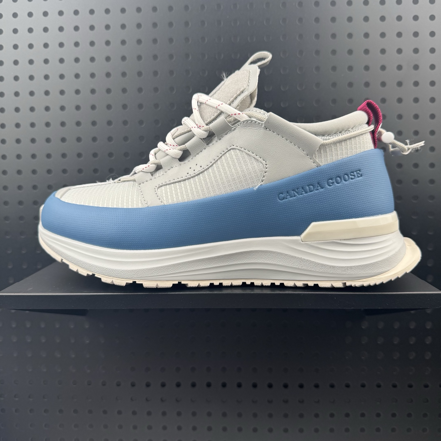 Canada Goose加拿大鹅 Glacier Trail 小牛皮 厚底系带 低帮 生活休闲鞋 货号:7785W_25 含半码(24)