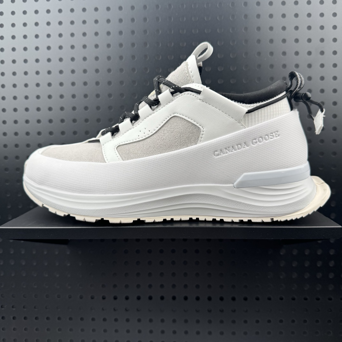 Canada Goose加拿大鹅 Glacier Trail 小牛皮 厚底系带 低帮 生活休闲鞋 货号:7785W_25 含半码(24)