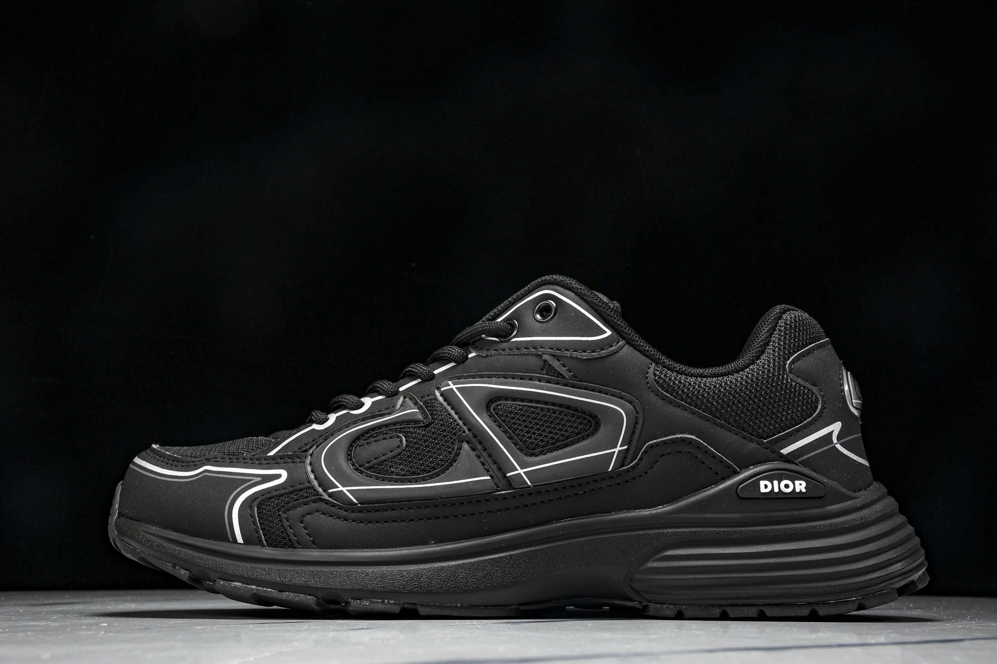
迪奥/Dior B30 Low-Top Sneaker B30系列低帮经典老爹风系带复古休闲运动慢跑鞋