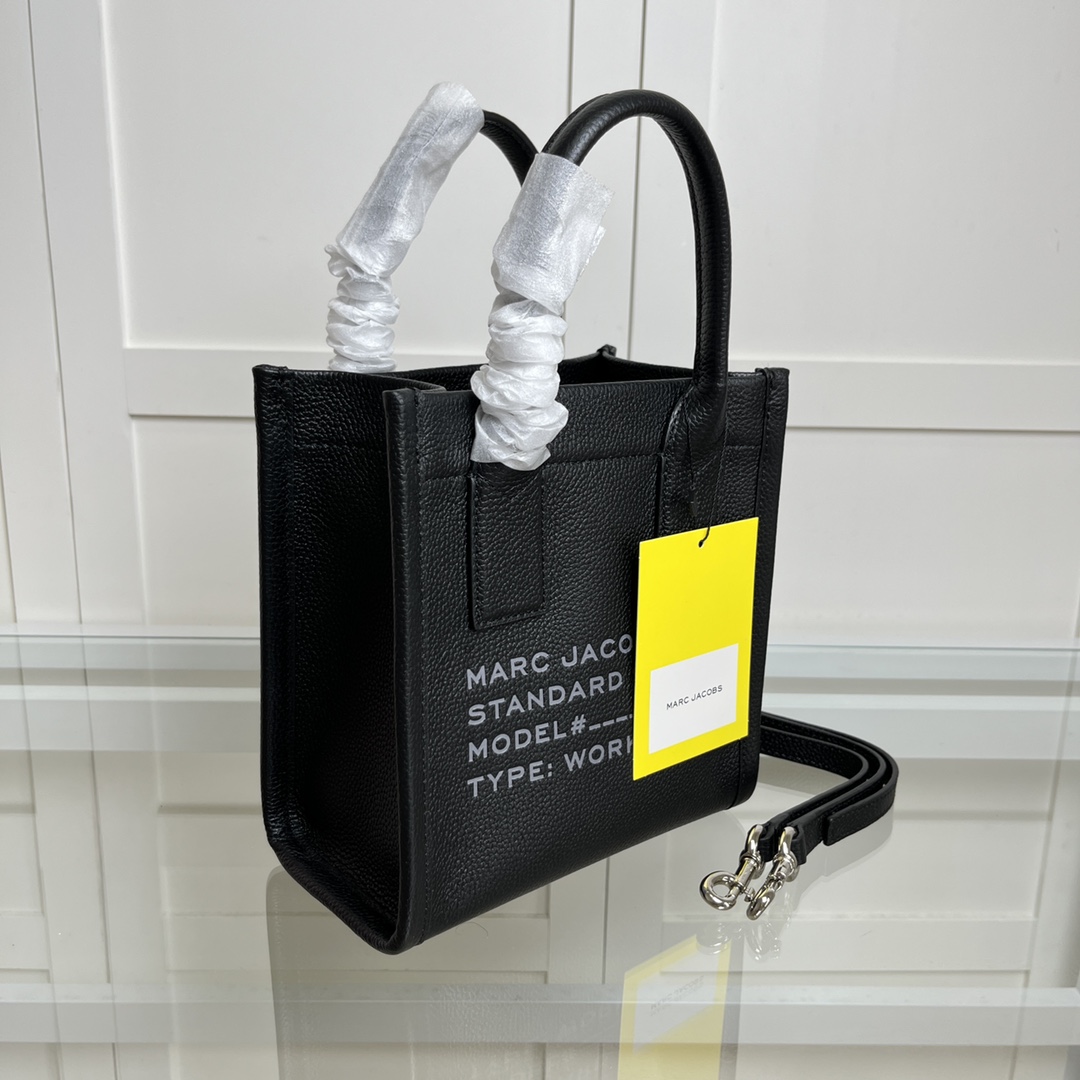 Marc Jacobs MJ新款女包琴谱包单肩斜挎小托特包手提包，尺寸：22*21*12