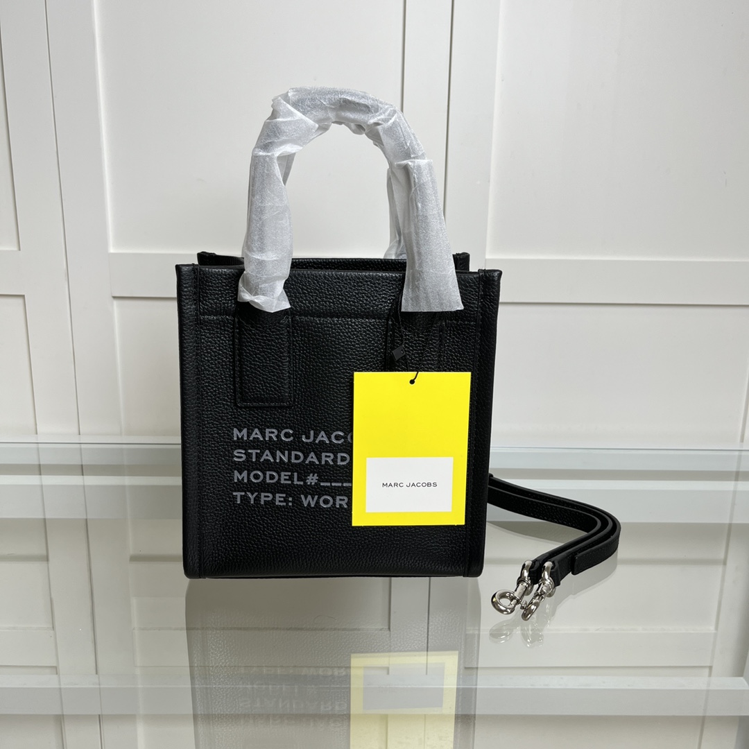 Marc Jacobs MJ新款女包琴谱包单肩斜挎小托特包手提包，尺寸：22*21*12