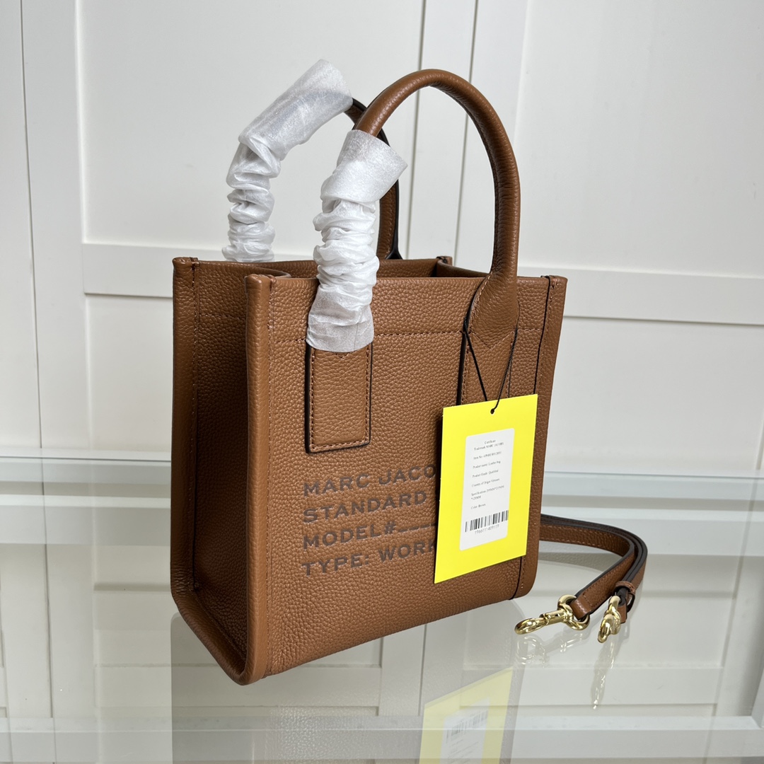 Marc Jacobs MJ新款女包琴谱包单肩斜挎小托特包手提包，尺寸：22*21*12