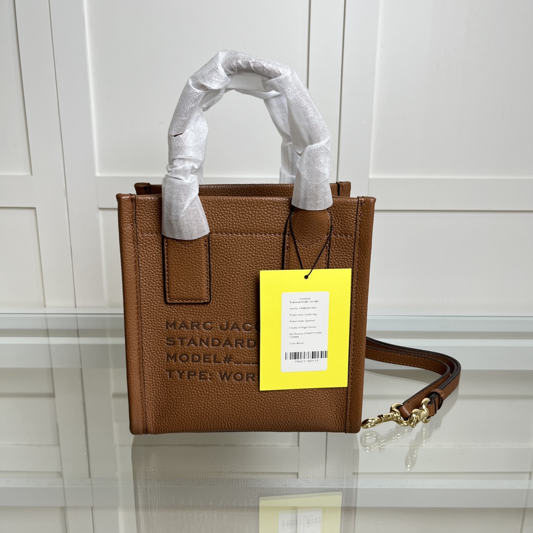 Marc Jacobs MJ新款女包琴谱包单肩斜挎小托特包手提包，尺寸：22*21*12