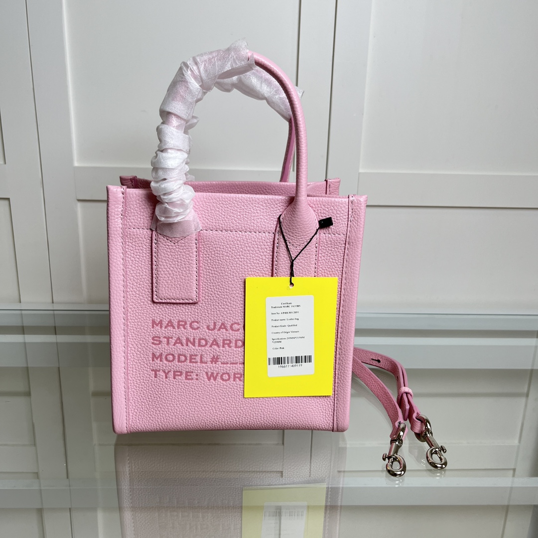 Marc Jacobs MJ新款女包琴谱包单肩斜挎小托特包手提包，尺寸：22*21*12