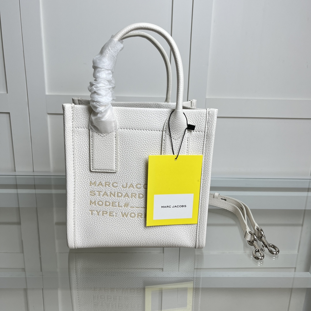 Marc Jacobs MJ新款女包琴谱包单肩斜挎小托特包手提包，尺寸：22*21*12