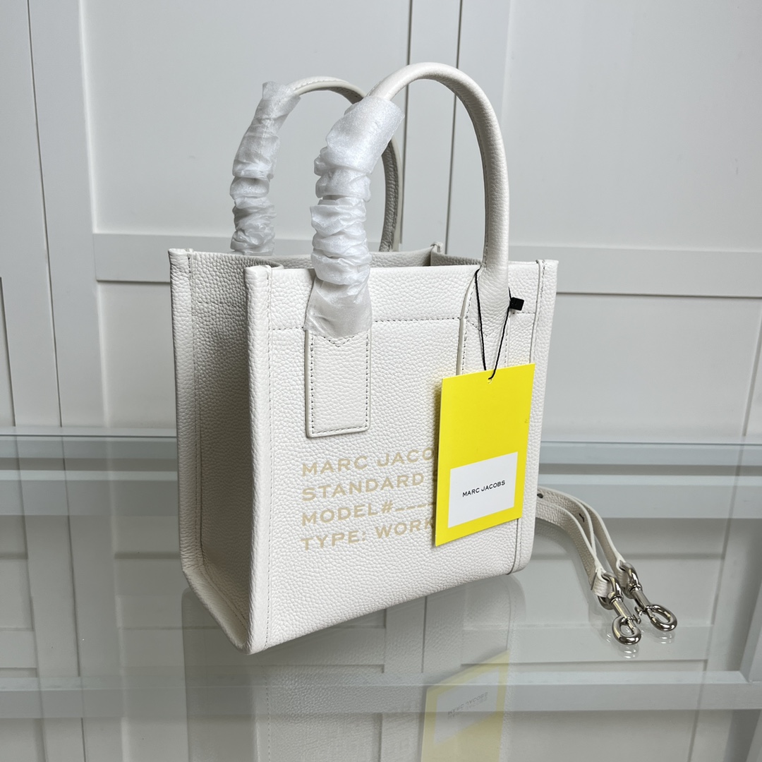 Marc Jacobs MJ新款女包琴谱包单肩斜挎小托特包手提包，尺寸：22*21*12