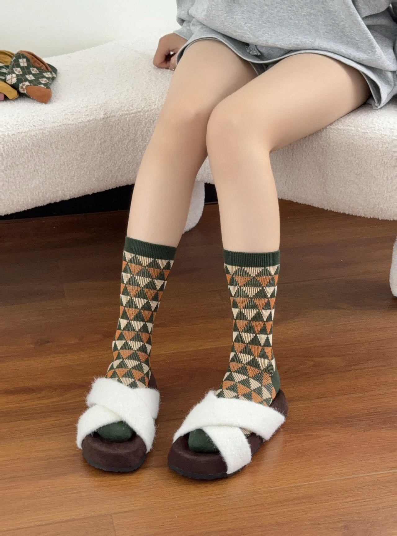 长筒袜 长袜 堆堆袜 3