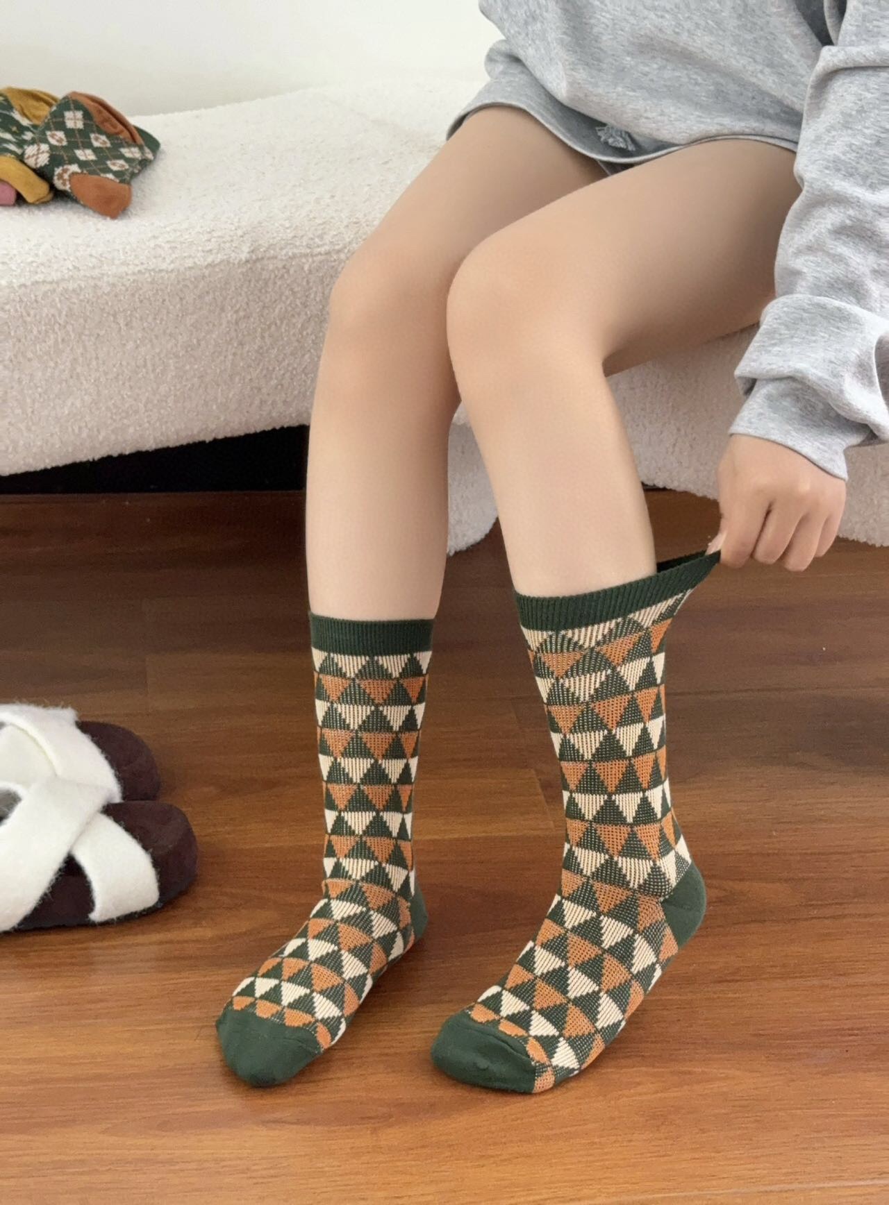长筒袜 长袜 堆堆袜 4