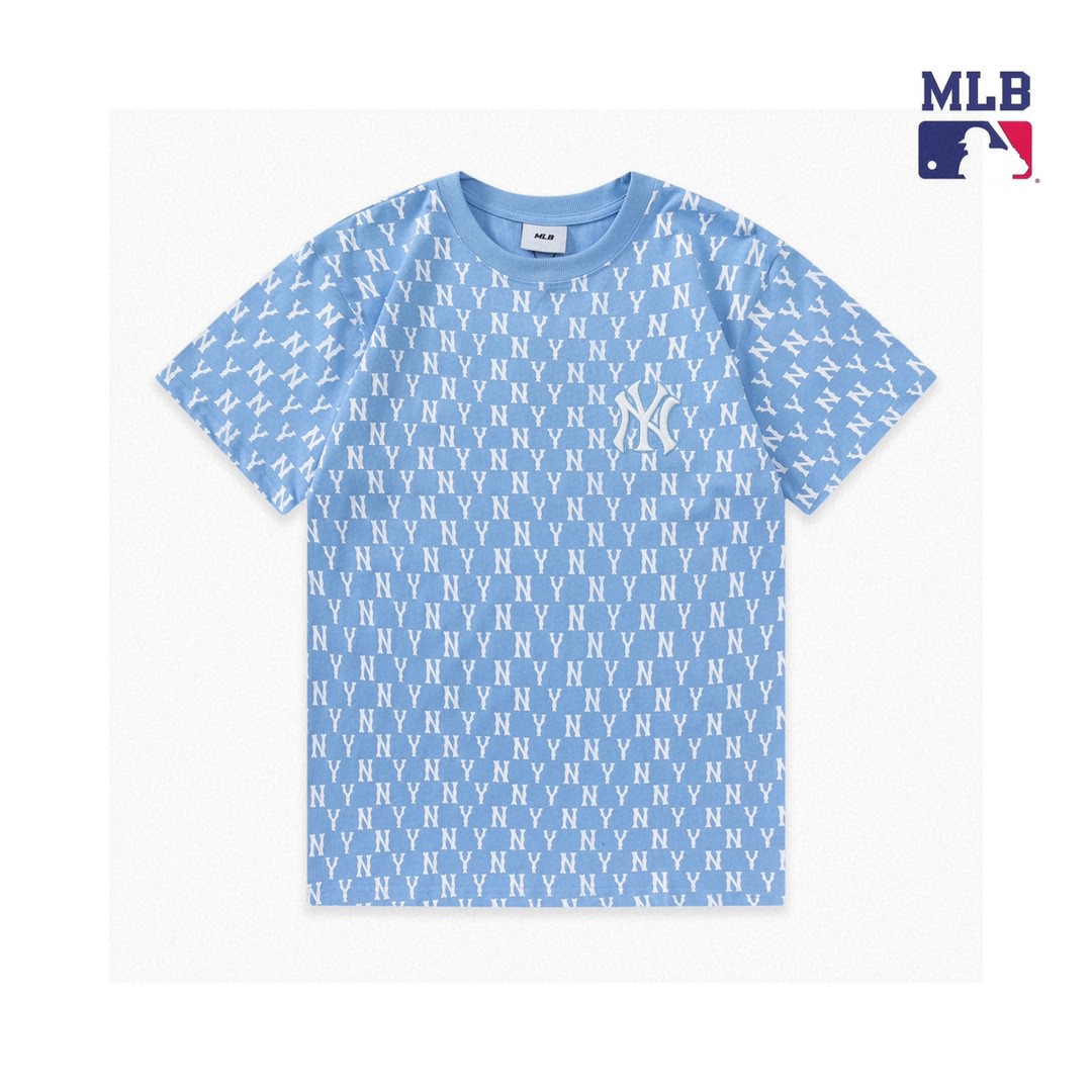 MLB Perfeito
 Roupa Camiseta Alta qualidade perfeita
 Preto Azul Amarelo Bordados Algodão Vintage Manga Curta