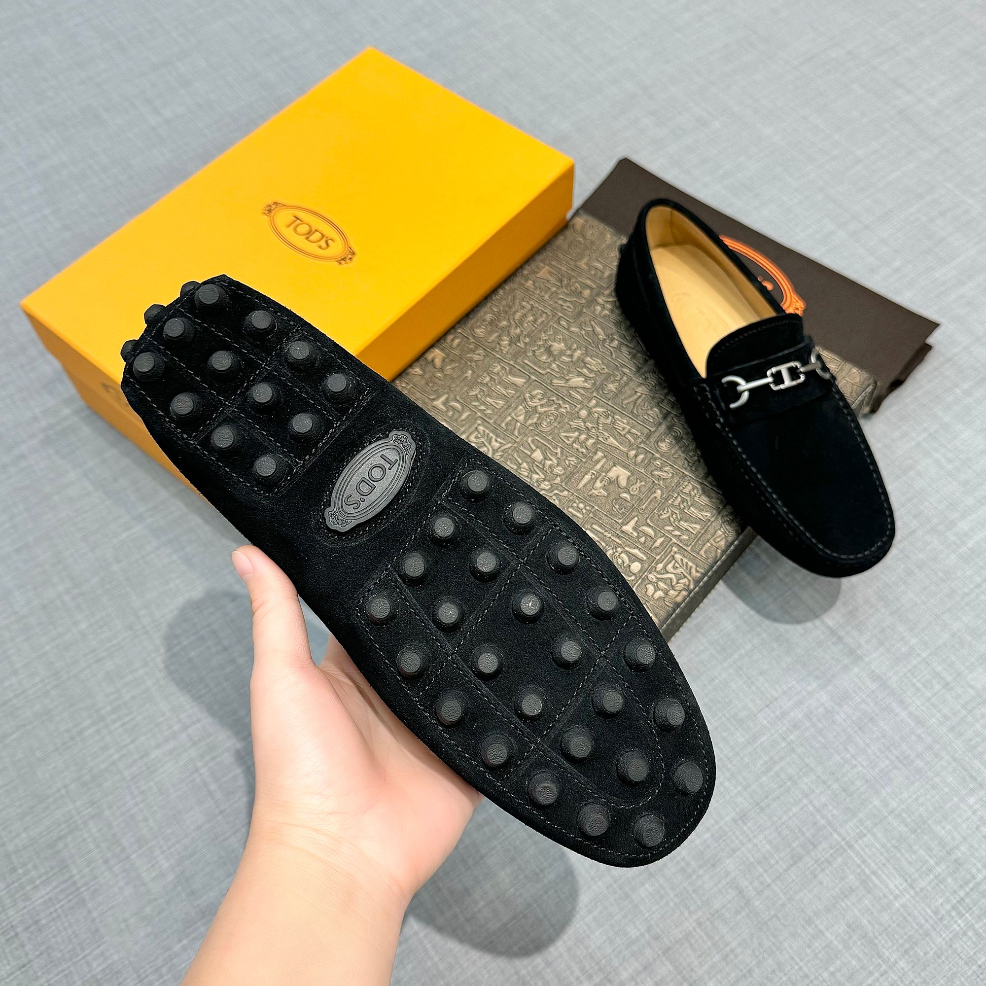 PRECIO DE FÁBRICA: [Tods] zapatos de soja de los hombres Contador sincrónico nueva calidad de gama a