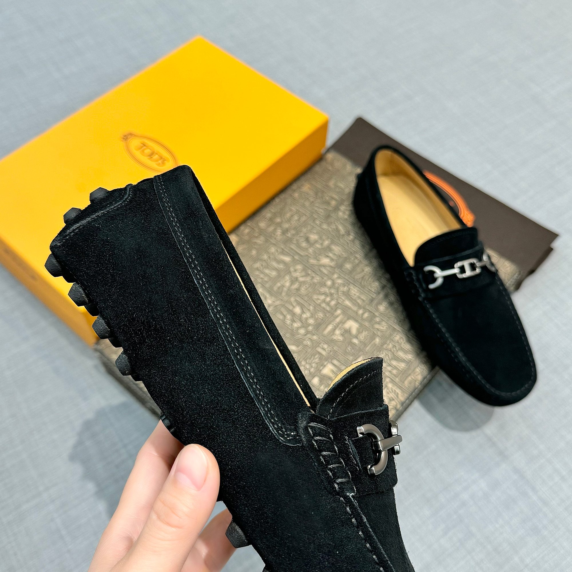 PRECIO DE FÁBRICA: [Tods] zapatos de soja de los hombres Contador sincrónico nueva calidad de gama a