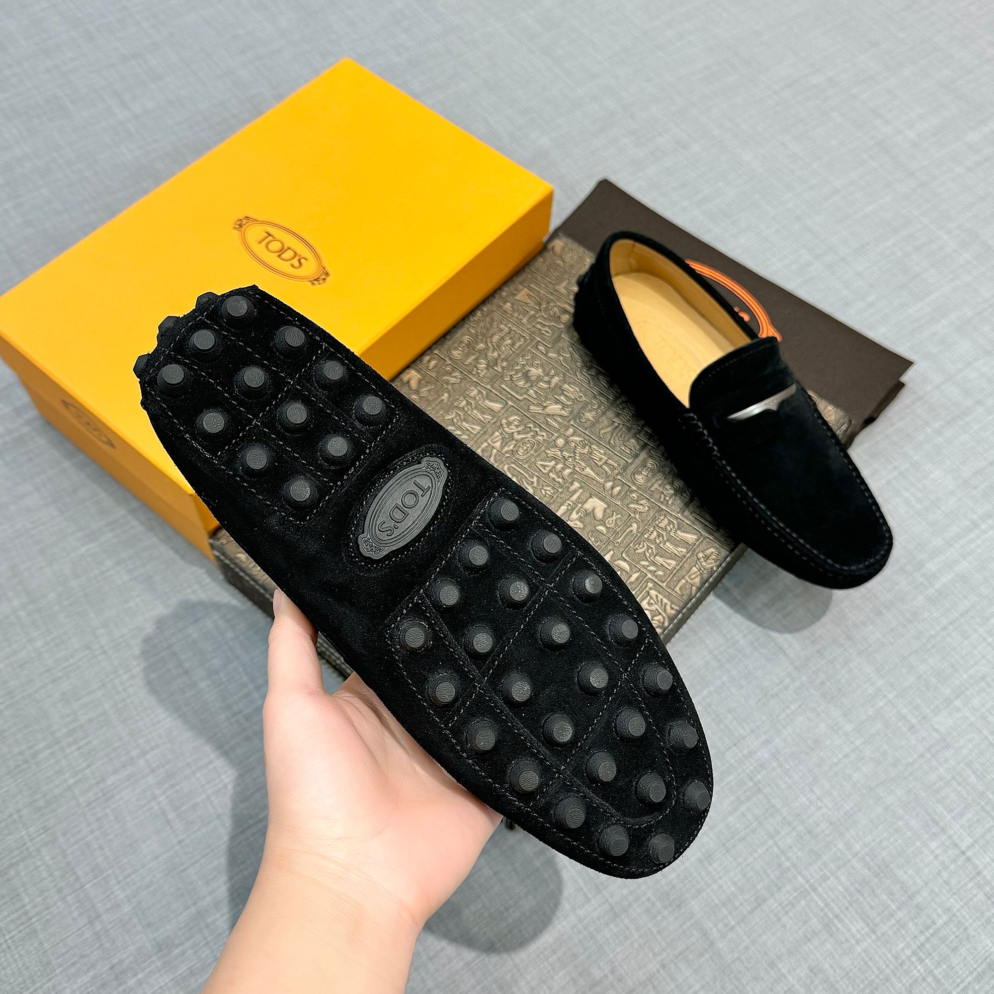 PRECIO DE FÁBRICA: [Tods] zapatos de soja de los hombres Contador sincrónico nueva calidad de gama a