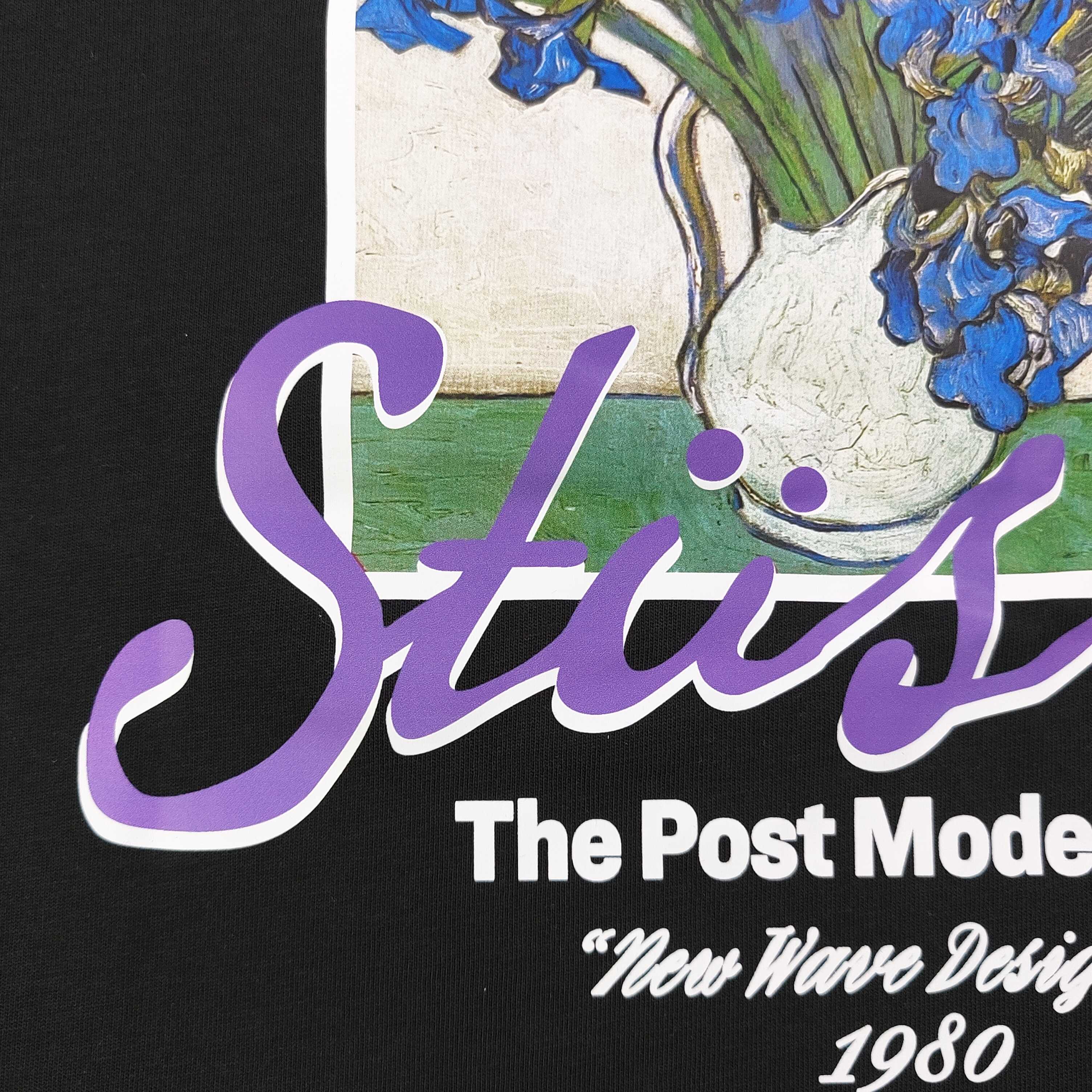 New Stussy Van Gogh Logo T-shirt: Classic, Quality, Environmentally Friendly, Gender-Neutral - 图片 6