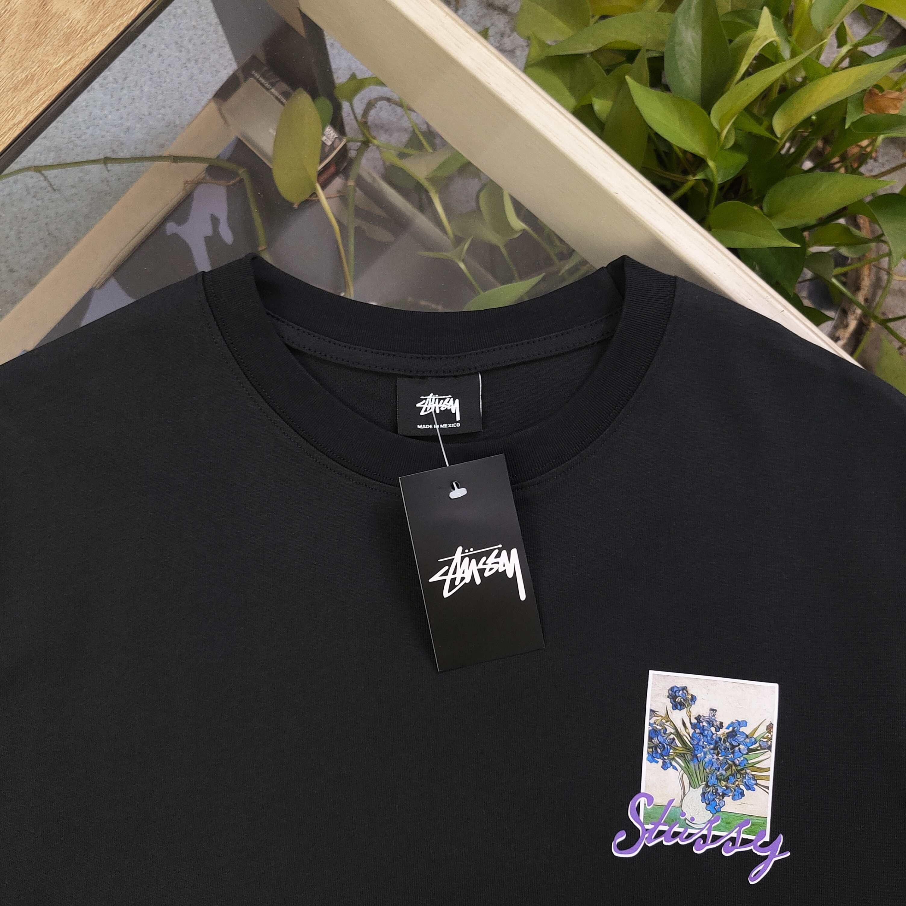 New Stussy Van Gogh Logo T-shirt: Classic, Quality, Environmentally Friendly, Gender-Neutral - 图片 8