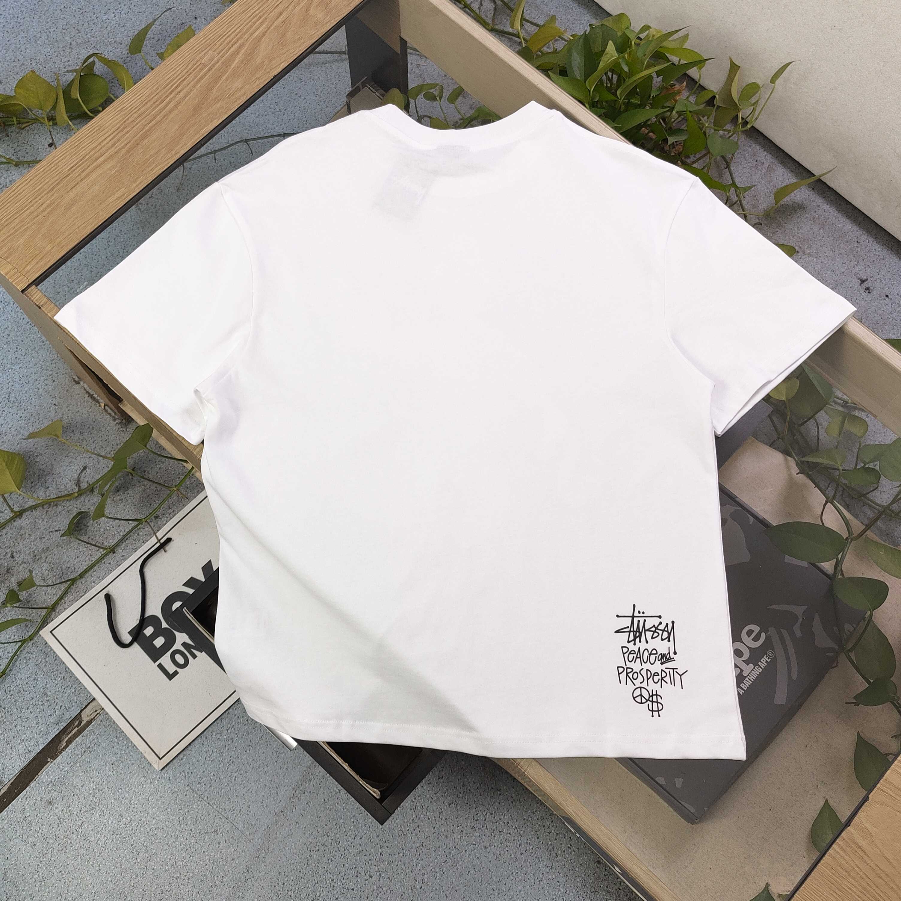 New Stussy Mask Hat Boys: Stylish, Quality T-shirts with Customized Prints, Gender-Neutral, White, S-XXL. - 图片 2