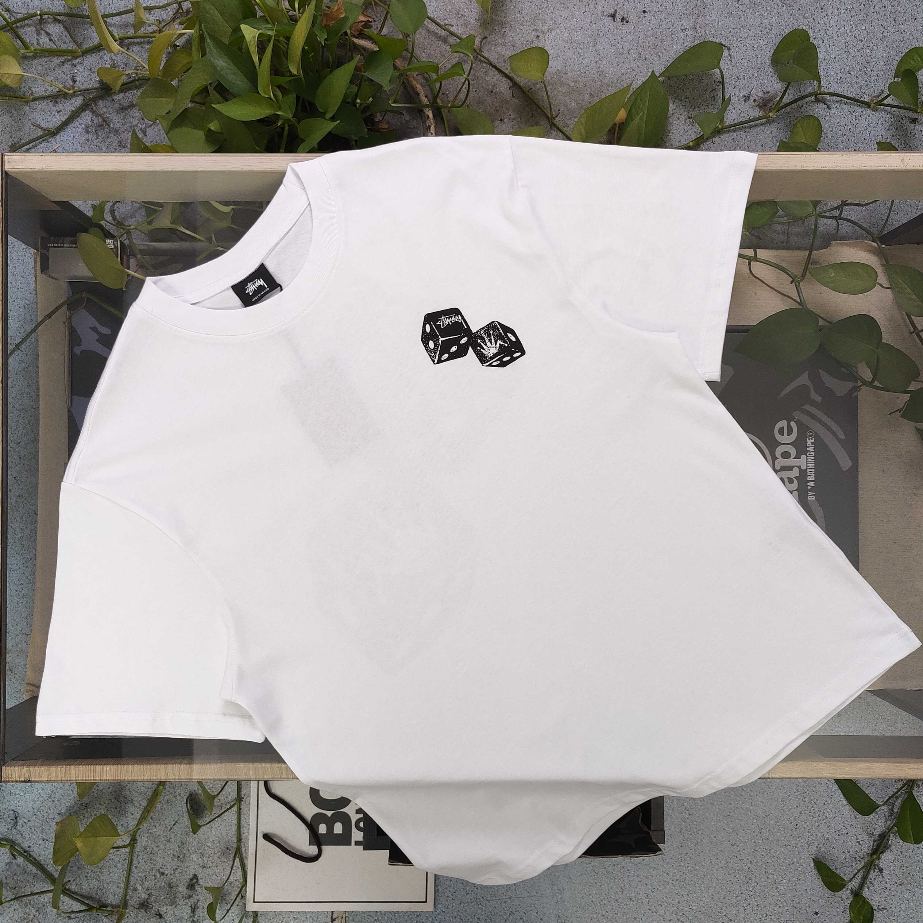 New Stussy Dice Logo T-shirt: Quality Cotton, Classic Design, Environmental Friendly, Various Sizes - 图片 3