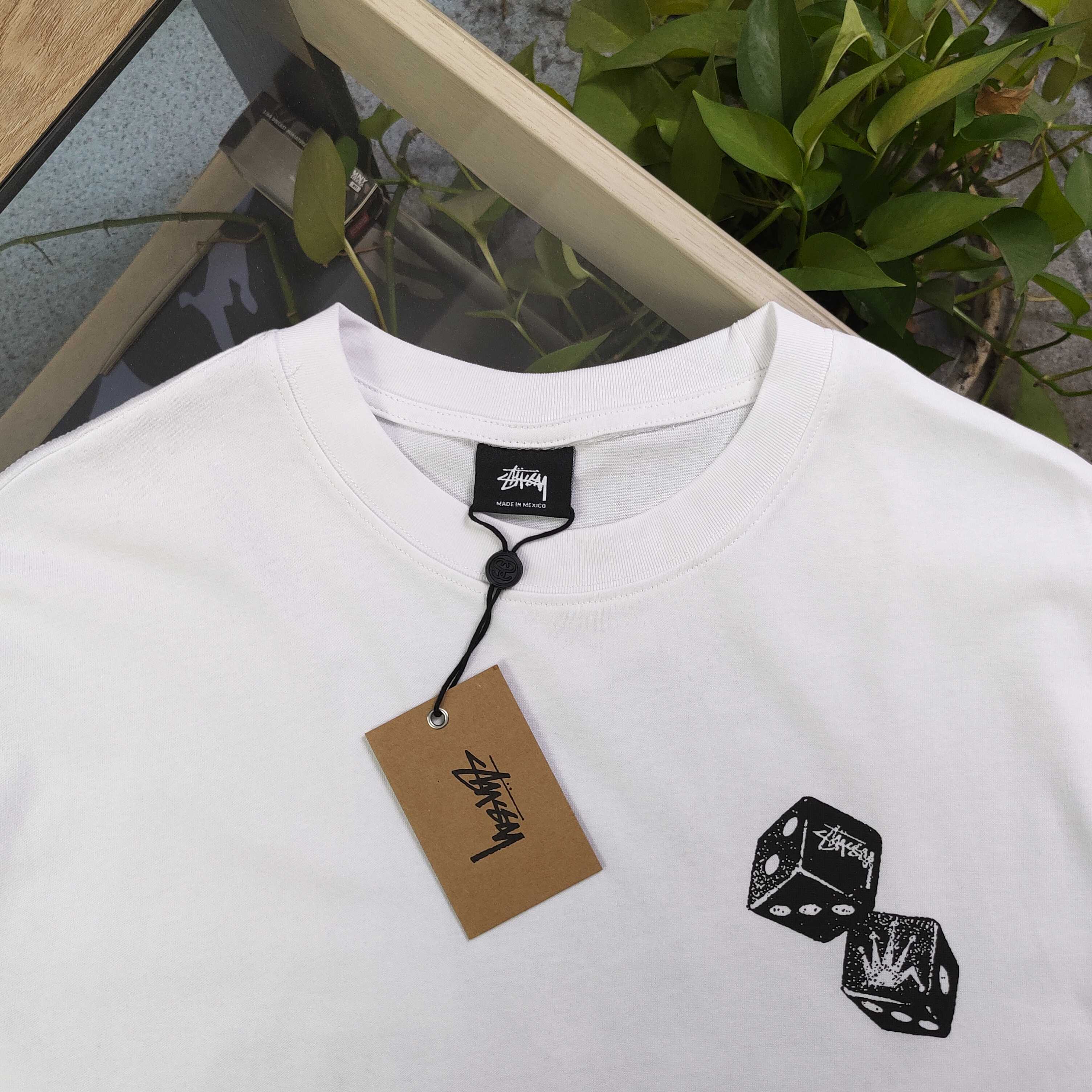 New Stussy Dice Logo T-shirt: Quality Cotton, Classic Design, Environmental Friendly, Various Sizes - 图片 8