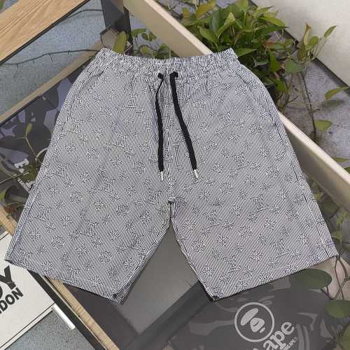 Louis Vuitton Striped Logo Print Quick-Dry Beach Shorts - Couple Style 1 Louis Vuitton Striped Logo Print Quick-Dry Beach Shorts - Couple Style