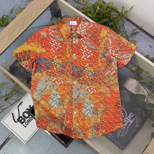 Louis Vuitton Maple Red Splatter Print Short Sleeve Shirt for Couple 1 Louis Vuitton Maple Red Splatter Print Short Sleeve Shirt for Couple