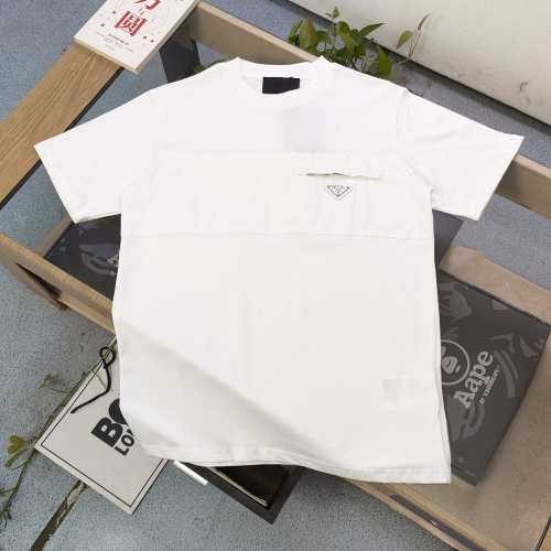 Prada 2025 Patch Pocket Logo Tee - Casual, Comfortable, Unisex Fit 1 Prada 2025 Patch Pocket Logo Tee - Casual, Comfortable, Unisex Fit