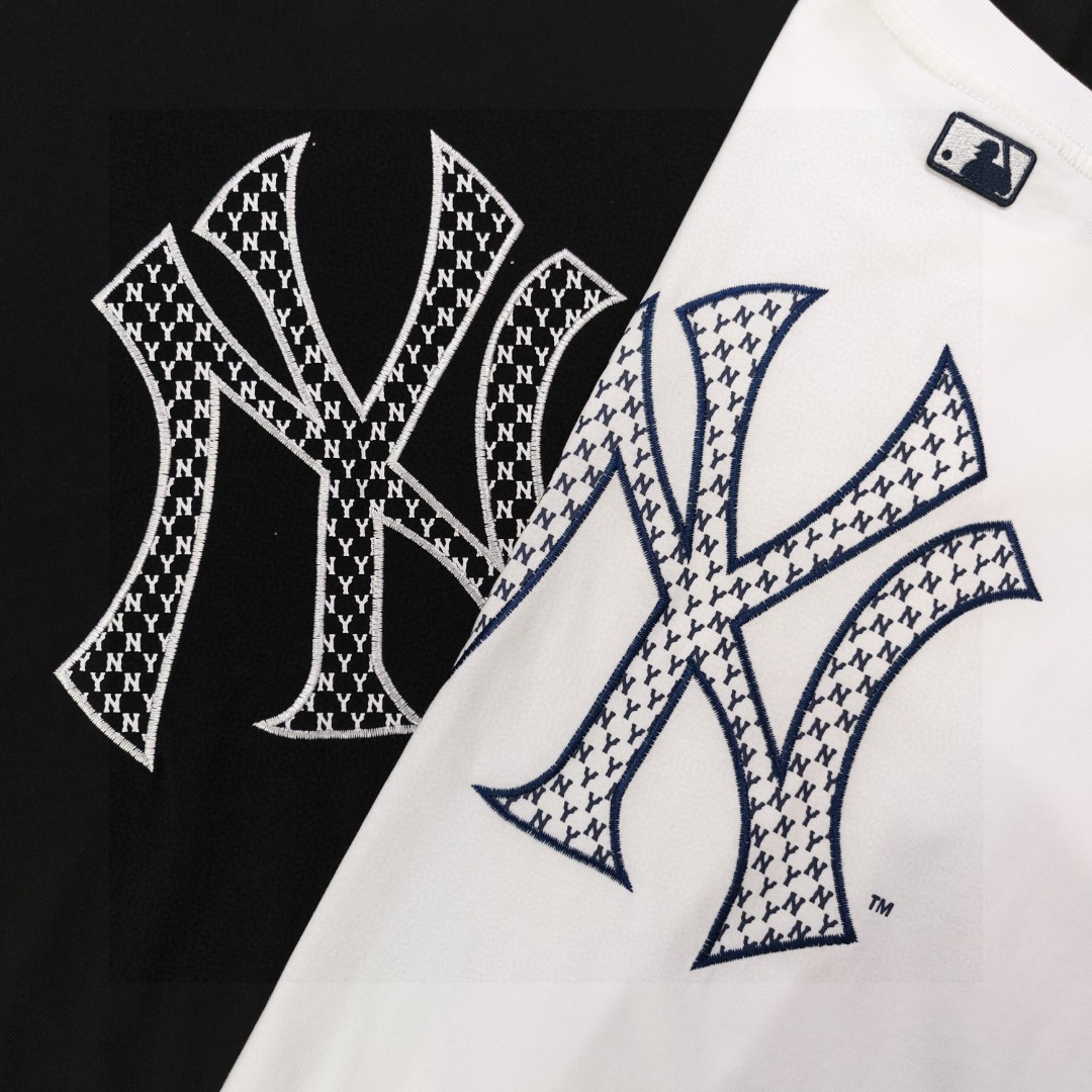 MLB Yankees Camiseta de Manga Corta con Logo Bordado para Hombre y Mujer 7 a1741535742384 0735