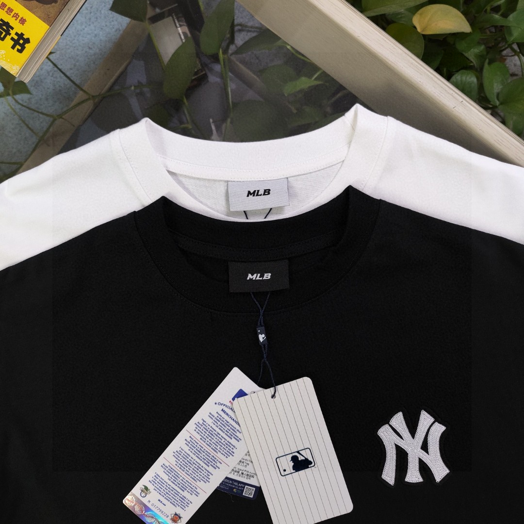 MLB Yankees Camiseta de Manga Corta con Logo Bordado para Hombre y Mujer 10 a1741535742395 7558
