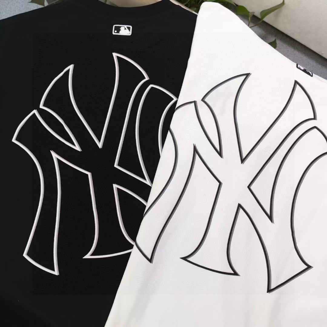 MLB Yankees Camiseta de Manga Corta con Logo Bordado para Parejas 7 a1741535933517 5323