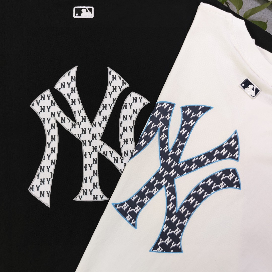 Camiseta MLB Yankees NY Clásica Bordada Logo, Algodón Suave y Cómoda 7 a1741536078113 8462