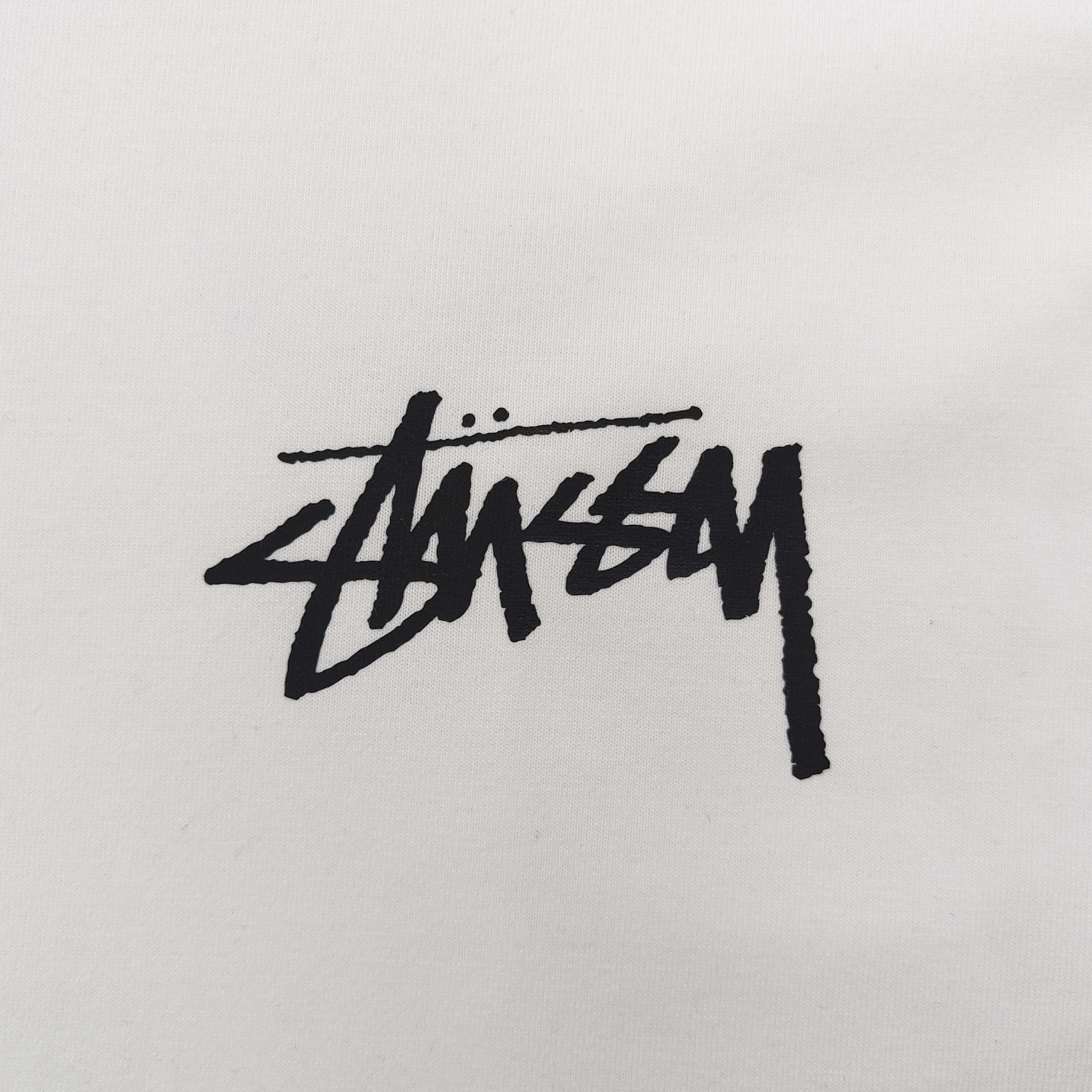 Stussy Camiseta de Manga Corta con Logo Estampado para Hombre y Mujer 6 a1742090622659 8733